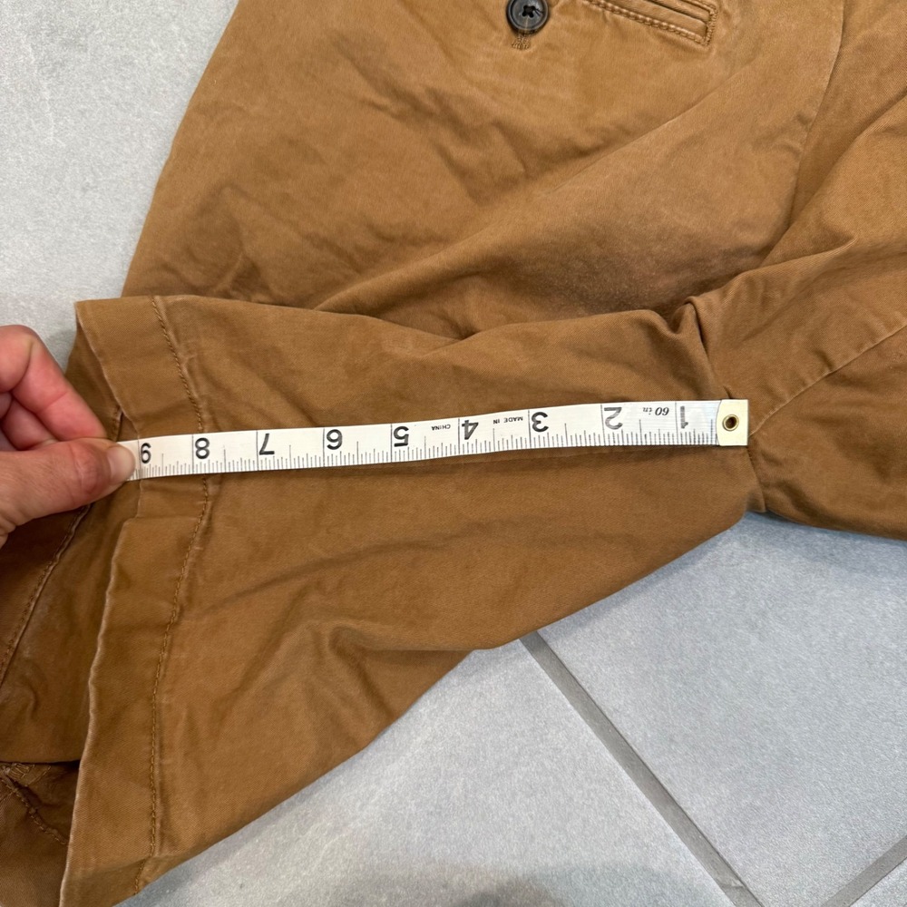 Tommy Hilfiger Mens Chino Shorts Brown Cotton Stretch Casual Preppy Size 32 - Picture 7 of 7